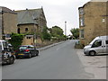 The north-western end of Main Street in Menston in LS29 6NB