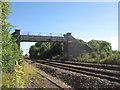 Footbridge over the railway near Newton in DN4 0DT
