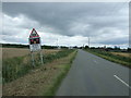 Approaching Welney Road Level Crossing, Manea in PE15 0HB