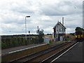 The signal box at Ancaster station in Ancaster