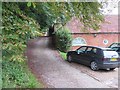 Path by Kempshott Copse in RG25 2DB
