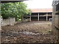 Brithayes Barn farmyard in EX5 4BY