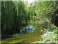 The River Colne northeast of Palmer's Moor Farm in UB8 2RW