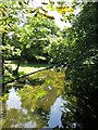 The River Colne downstream of the Iver Lane bridge in UB8 2RW
