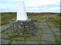 Triangulation pillar on Soldier's Lump, Black Hill in HD9 2QH