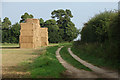 Bales and Track, north of King's Avenue, Sandringham in PE35 6EF