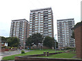 Blocks of flats at Daleside Road, Kirkby in L33 6XP