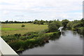 View towards Pershore from Jubilee Bridge in WR10 3NH