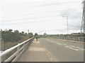 The bridge carrying the Penrhos Road over the A55 in Pentir Community