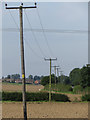 Power lines near Humbleton in HU11 4NS