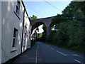 Viaduct crossing the road in BA4 4JN