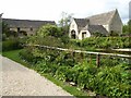 Stable block and barn at Whittington Court in Whittington