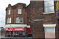 The corner of Commerce Street and Strand, Longton in ST3 1QQ