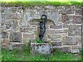 Old water pump at Turnditch Farm in ST10 4BD