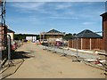 New road into St George's Park under construction in NR14 6FS