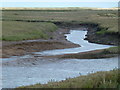 Trowland Creek on Deepdale Marsh, Norfolk in Burnham Norton