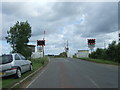 Level crossing on Mile End Road (B1382) in CB7 4TQ