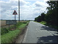 Entering Burnt Fen on Burnt Fen Turnpike (A1101) in IP28 8EF