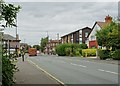 The centre of Timperley in WA15 7LZ