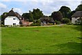 Green and cottages, Vernham Dean in SP11 0HD