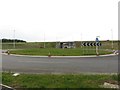 Roundabout on the Morpeth Northern Bypass in NE61 3QY