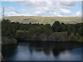 Flooded Craigend quarry in G63 9ET