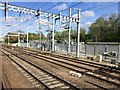 View from a Reading-Swindon train - Electricity sub-station at Foxhall Junction in OX11 7TG
