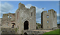 Raglan Castle, South Gate and Great Tower in NP15 2DU