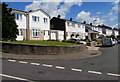 White houses, Westhill Drive, Llantrisant in CF72 8BG