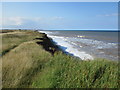 Holderness coast north of Holmpton in HU19 2RA
