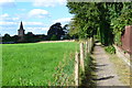 Path to Twyford Church in SO21 1RB