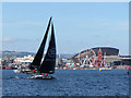 Extreme Sailing event in Cardiff Bay in Butetown Community