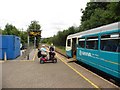 Boarding the train at Ynyswen in CF42 5BA