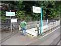 Underpass at Trehafod railway station in Trehafod Community