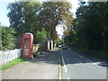 Telephone box on Walden Road, Sewards End in CB10 2LE