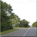 A34 road junction for Little Chesterton in OX26 1BJ