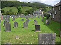 Churchyard at St John the Baptist Church, Carno in SY17 5NG