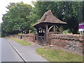 WW1 Memorial Lych Gate outside Worlingham Parish Church in NR34 7RE