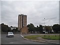 Roundabout on London Road, Stevenage in Roebuck Ward