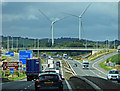 Junction 4a on the M8 motorway in EH47 0TB