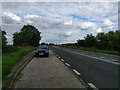 Layby on the A4, looking east in SN11 8HS
