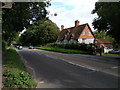 House and cars, on the A4 on the edge of Marlborough, looking east in SN8 1PT