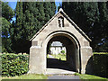 St Mary, Kirkburn - lych gate in YO25 9DU