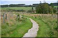Footpath by the A939, Tomintoul in AB37 9EG