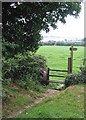 Footpath from St. Weonards churchyard in HR2 8NN