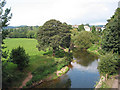 The River Monnow from Priory Street in NP25 3AX