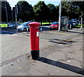 King George V pillarbox, Leckwith Road, Cardiff in CF11 8EN