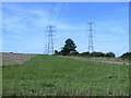 Pylons in the landscape in SN9 5LQ