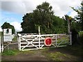 Crossing gates on Lower Spinks Lane in NR18 0SR