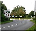 Roundabout with access onto the A11 road in NR18 0XU